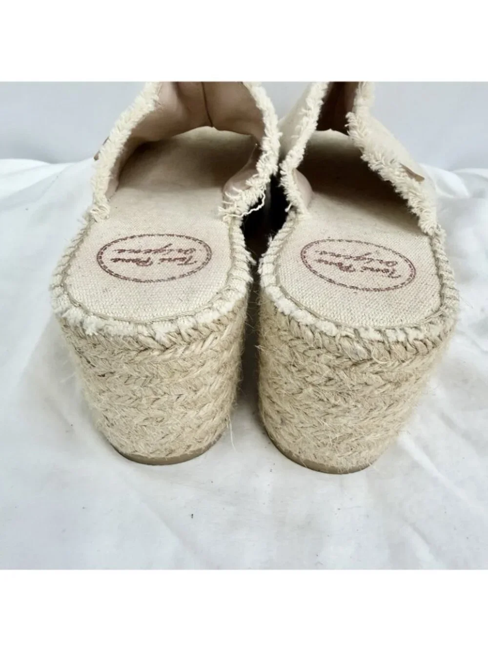Toni Pons Canvas Espadrille Wedge Mule Slides Women’s EU 40 Made in Spain